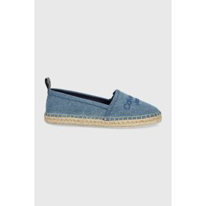 Espadrilky Calvin Klein Jeans fialová barva