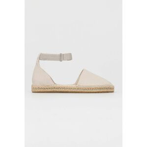 Espadrilky Calvin Klein Jeans béžová barva