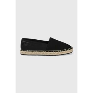 Espadrilky Calvin Klein černá barva