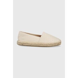 Espadrilky Calvin Klein béžová barva