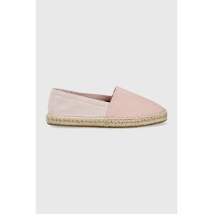 Espadrilky Calvin Klein růžová barva