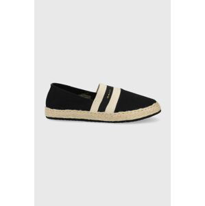 Espadrilky Gant Raffiaville černá barva