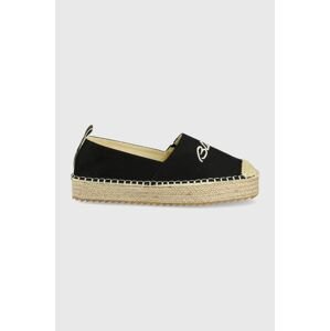 Espadrilky Blauer černá barva