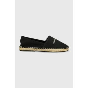 Espadrilky Tommy Jeans černá barva