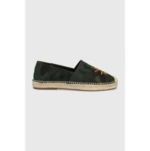 Espadrilky Polo Ralph Lauren Cevio zelená barva