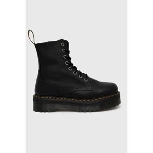 Kožené boty Dr. Martens Jadon III pánské, černá barva