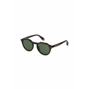 Sluneční brýle Philipp Plein pánské, hnědá barva