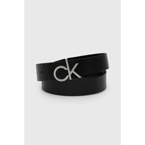 Oboustranný pásek Calvin Klein dámský, černá barva