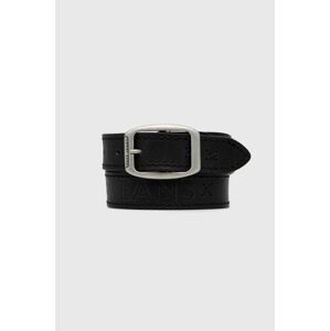 Kožený pásek Pepe Jeans Tom Belt pánský, černá barva