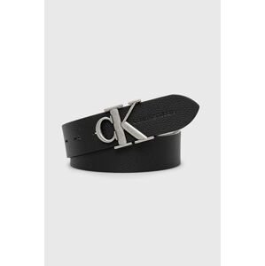 Oboustranný pásek Calvin Klein Jeans pánský, černá barva