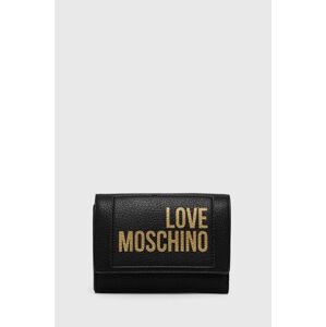 Peněženka Love Moschino dámský, černá barva