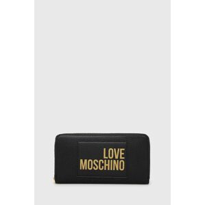 Peněženka Love Moschino dámský, černá barva