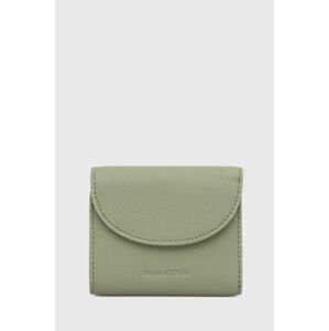 Kožená peněženka Marc O'Polo dámský, zelená barva