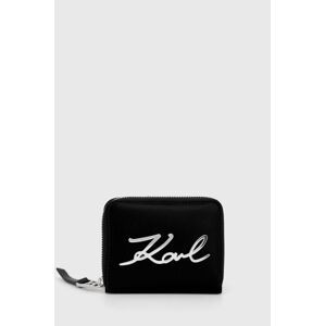 Peněženka Karl Lagerfeld dámský, černá barva