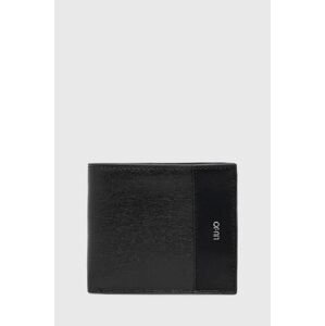 Kožená peněženka Liu Jo pánský, černá barva
