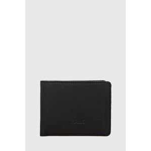 Peněženka Rains 16600 Folded Wallet černá barva