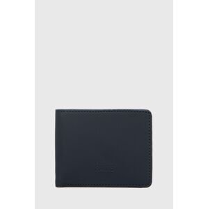 Peněženka Rains 16600 Folded Wallet tmavomodrá barva