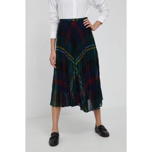 Sukně Lauren Ralph Lauren midi, áčková