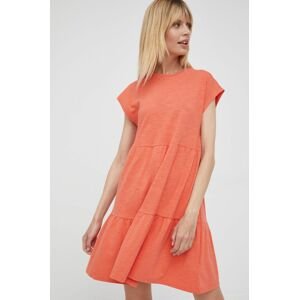 Šaty GAP oranžová barva, mini