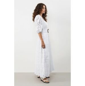 Šaty Ivy & Oak Marie bílá barva, maxi, áčková
