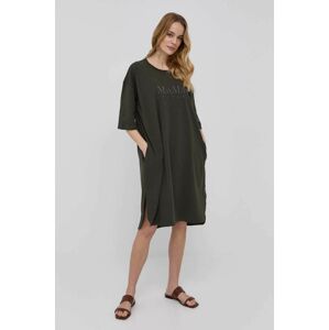 Šaty Max Mara Leisure šedá barva, mini, oversize