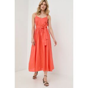 Šaty MAX&Co. oranžová barva, maxi