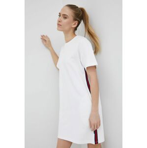 Šaty Helly Hansen bílá barva, mini, jednoduchý