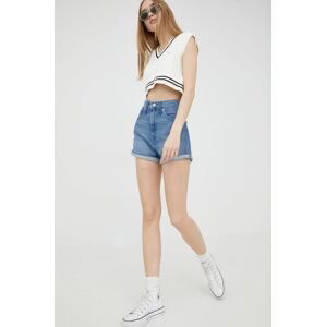 Džínové šortky Levi's Wltrd dámské, hladké, high waist