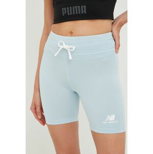 Kraťasy New Balance dámské, hladké, high waist, WS21550MGF-MGF