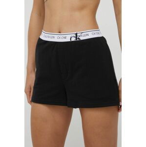 Pyžamové šortky Calvin Klein Underwear Ck One dámské, černá barva