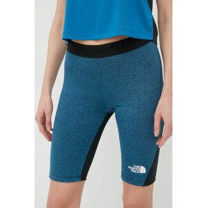 Sportovní šortky The North Face Mountain Athletics dámské, s potiskem, medium waist