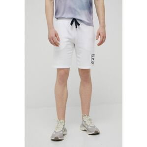Kraťasy Emporio Armani Underwear pánské, bílá barva, melanžové