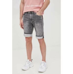 Džínové šortky Pepe Jeans Jack Short Grey pánské, šedá barva