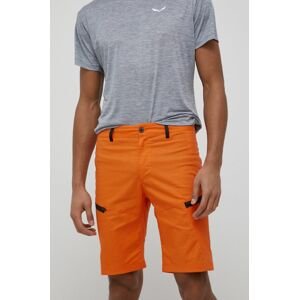 Outdoorové šortky Salewa Lavaredo pánské, oranžová barva