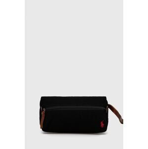 Kosmetická taška Polo Ralph Lauren černá barva
