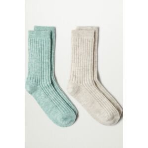Ponožky Mango Judith (2-pack) dámské, průhledná barva