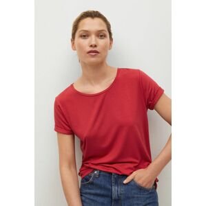 Tričko Mango Visca dámské, červená barva