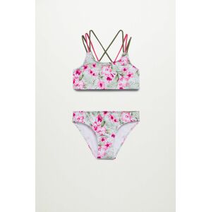 Mango Kids - Dětské plavky Hibiscus 116-164 cm