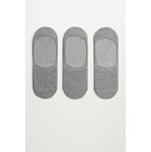 Mango Man - Kotníkové ponožky PINKGREY (3-PACK)