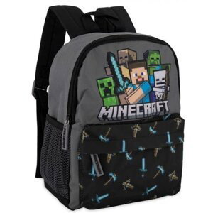 Dětský batoh Minecraft šedý