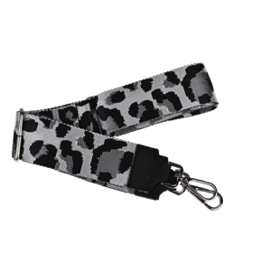 Látkový přídavný popruh leopardo bianco nero