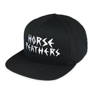 HORSEFEATHERS Kšiltovka Ike - black BLACK
