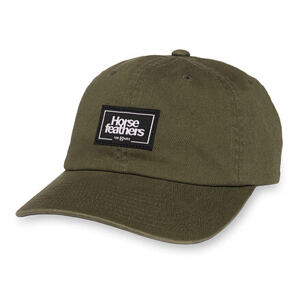 HORSEFEATHERS Kšiltovka Vinny - olive night GREEN