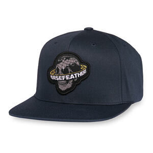 HORSEFEATHERS Kšiltovka Skull - navy BLUE