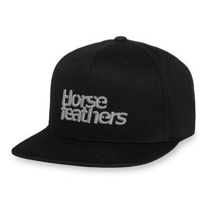HORSEFEATHERS Kšiltovka Rise - black BLACK