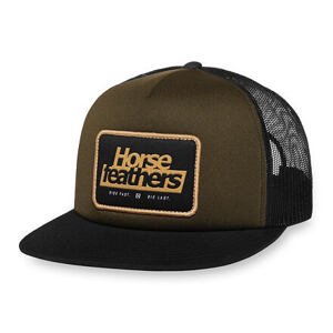 HORSEFEATHERS Kšiltovka Caster - olive GREEN