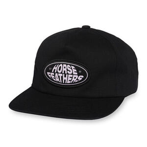 HORSEFEATHERS Kšiltovka Steal - black BLACK