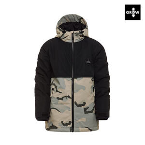 HORSEFEATHERS Dětská bunda Damien - desert camo BLACK velikost XL