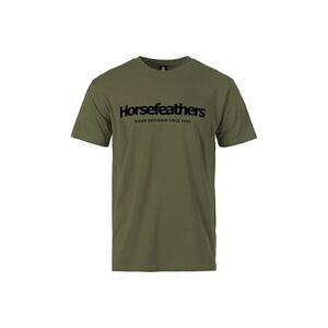 HORSEFEATHERS Triko Quarter - loden green GREEN velikost S