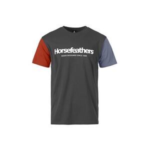 HORSEFEATHERS Triko Quarter - multicolor II GRAY velikost L